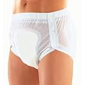 Suprima PVC-Slip - Gr. L - wei� - kn�pfbar - 1 St�ck