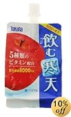 TaKaRa 飲む寒天<カロリーオフ>パウチ ビタミンプラス 160g*6個 (2入り)