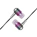 Francois et Mimi in-Ear 3.5mm Aux Hi-Fidelity Headphones Earbuds EP-342, Pink