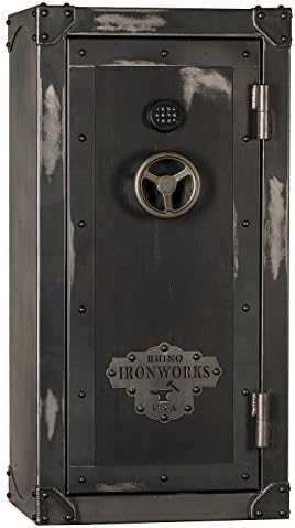 Rhino Safe CIWD6030X Electronic Lock No Swingout Rack Gun Safe, Natural