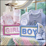 Arrive In Style Newborn Baby Boy Blue Gift Basket Layette Set