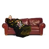 BSS - Pittsburgh Pirates MLB Adult Smoke Comfy Throw Blanket w/ Sleeves