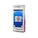 Sony Ericsson Xperia X8 Smartphone (7,6 cm (3 Zoll) Touchscreen, 3.2 MP Kamera, Android 2.1 OS, aGPS, WiFi, 3.5mm Klinkenstecker) wei�/pink, inkl. Zusatzcover in wei�