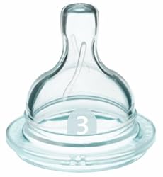 Philips AVENT 2 Count BPA Free Classic Nipple, Medium Flow