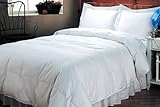 Blue Ridge Home Micro Brushed Twill White Down King Comforter