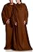 Pike Street Fleece Cuddly Wrap, Brown, Set of 2
