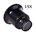 Jewelers Eye Loupe Loop Magnifier Magnifying Glass for Watchmakers Repair Eye Loupe Glass Tools (15X)