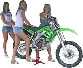 Red Anodized Aluminum Motocross, Off-Road MX