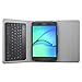 Infiland Samsung Galaxy Tab A 8.0 Keyboard Case Cover - Slim Fit SmartBook Stand Case with Magnetically Detachable Wireless Bluetooth Keyboard for Tab A 8-Inch SM-T350 Tablet (2015 New Version), Black