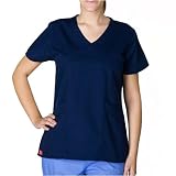 Dickies Medical Uniforms Y-Neck W/ Self Piping Scrub