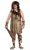 Plus Size Macho Caveman Costume - Mens Full 44-48