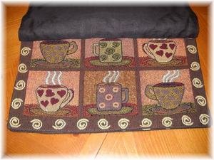 Coffee Mug Kitchen Placemat Set Java Linens Placemats