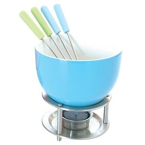 Orka Chocolate Fondue Set, Blue by ORKA