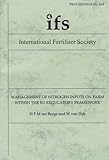 Management of nitrogen inputs on farm within the EU regulatory framework