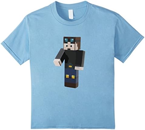Kids YouTuber Shirt 10 Baby Blue