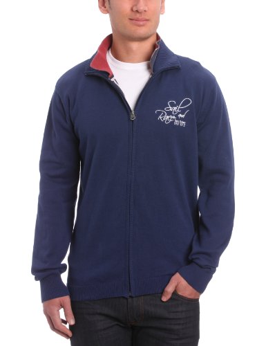 TOM TAILOR Herren Pullover 30154910010/fashion double collar, Gr. 50/52 (L), Blau (6362) Preisvergleich