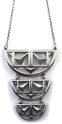 Caroline America and Europe Gucci silver jewelry retro punk Long Necklace sweater chain