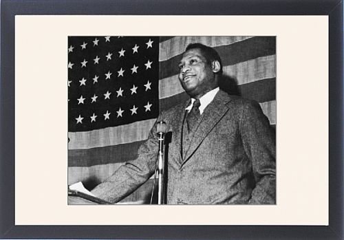 Framed Prints of Paul Robeson, American singer, actor and political activist from Mary Evans