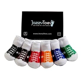 JazzyToes Baby Socks Sneakers - Boys