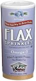 Flax Usa Flax Sprinkles Omega-3 Shakeable Cold Milled Golden Flax seed, 12-Ounce Canister (Pack of 6)