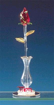 Glass Sculptured Love Rose