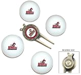 Massachusetts Minutemen 4 Golf Ball Divot Tool/Ball Marker Gift Set - Golf