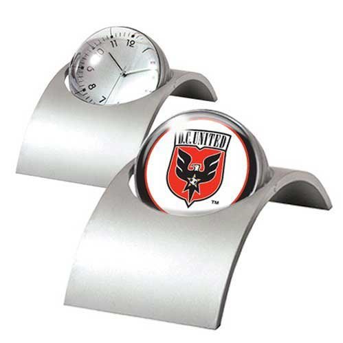 DC United MLS Spinning Desk Clock
