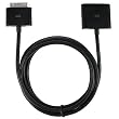 Buy Black Extension Cable 4ft Long 30-pin Male to Female Dock Extender for iPod and iPhone. Best Price.