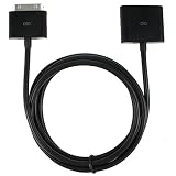 4ft Long 30-pin Male to Female Dock Extender for iPod and iPhone - Black Extension Cable Allows Your iPod or iPhone to Reach up to 4 Feet While Plugged Into Your Dock Allowing for Easy Multitasking, Changing Songs, Dock Usage with an Existing Case, and More