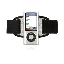 Griffin iClear Armband Case with Clip for iPod nano 5G (Black/Clear)