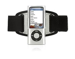 Griffin iClear Armband Case with Clip for iPod nano 5th Gen (Black/Clear)