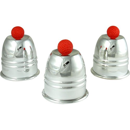 Cups and Balls Chrome Plated