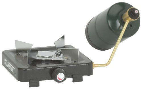Stansport Single Burner 10 - 000 BTU Propane Stove - Black