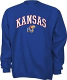 Kansas Jayhawks Royal Tackle Twill Crewneck Sweatshirt