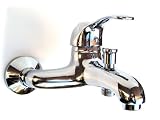 DESIGN LUXUS ARMATUR WANNE BAD CHROM - NEU