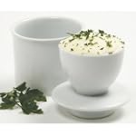 Norpro White Butter Keeper, Porcelain