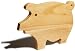 Pinzon Piggy-Shaped Prep/Sandwich Board