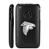 Apple iPhone 3G 3GS Black Aluminum Metal Case Atlanta Falcons