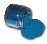 embossing powder - blue sparkle