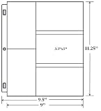 Album Refill Pages for 3.5-inch-by-5-inch Photos