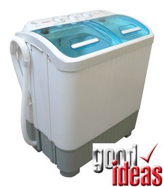 Manufactured for Good Ideas Portable Mini Twin Tub Washing Machine with Spin Dryer (889)