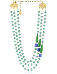 David Aubrey "Indigo" Three Row Necklace