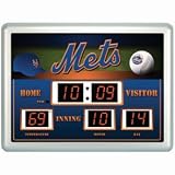 New York Mets MLB 14" X 19" Scoreboard Clock