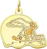 14K Gold NFL Philadelphia Eagles Football Helmet Charm