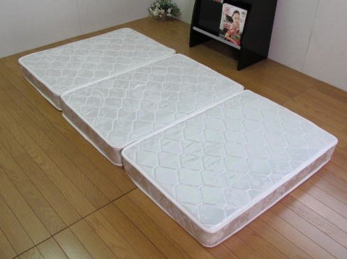 三つ折スプリングマットレス硬めタイプLA600-S