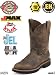 Justin Workboot J-Max Leather Steel Toe Pull-On 4441 Mens Rugged Tan Gaucho
