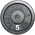 ScSPORTS Hantelscheiben Guss 4 x 5 Kg mit 30mm Bohrung