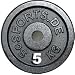 ScSPORTS Hantelscheiben Guss 4 x 5 Kg mit 30mm Bohrung