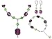 SCST139 .925 Sterling Silver Multifaceted Amethyst title=