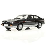 Ford Capri 2.8i (1983) in Black and Silver (1:18 scale) Diecast Model Car